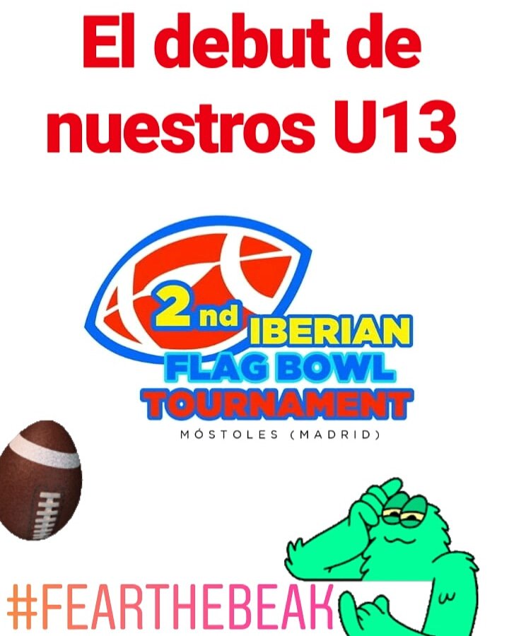 nuestros cuervillos U13 debutaran el la 2 Iberian
#fearthebeak