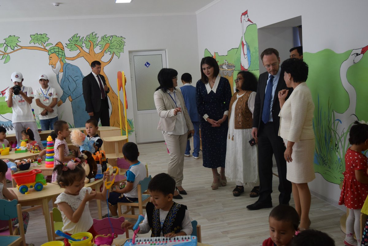 UNICEF_UZB's tweet photo. UNICEF reaffirms its commitment to support the Government in promoting #preschool education. #ForEveryChild https://t.co/md5WhGwGpI