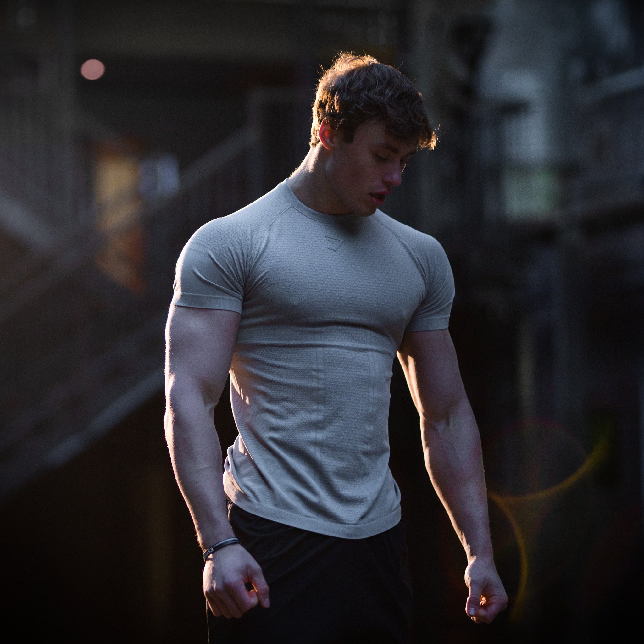 Gymshark Sport T-Shirt - Onyx Grey Print