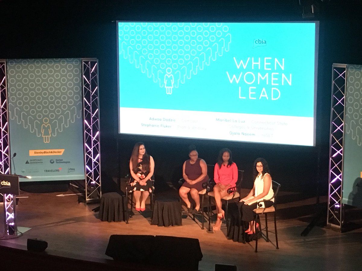 .<a href="/Maribellita/">Maribel La Luz</a> @adwoadadzie3 <a href="/resetco_org/">reSET</a>’s Ojala Naeem and <a href="/prattandwhitney/">Pratt & Whitney</a>’s Stephanie Fuker explore the #millennial mindset at #WhenWomenLead