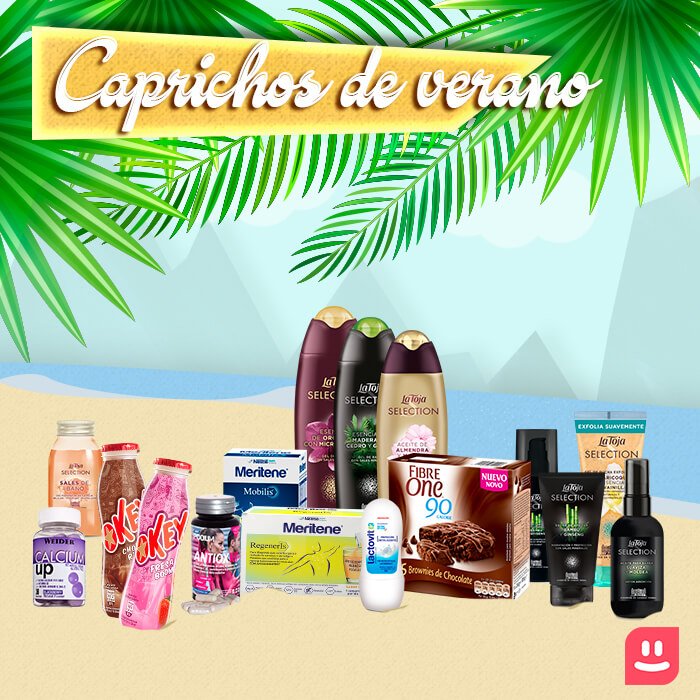 TestaBox's tweet image. ¿Preparando tus merecidas vacaciones? ¡El verano ya está a la vuelta de la esquina! ☀️ Celebra su llegada con la #Testabox de junio, ¡Caprichos de verano!

🏖 ¿Brownies de chocolate, batidos, complementos alimenticios...? ¡Elije tus dos caprichos favoritos y disfruta! 🌴