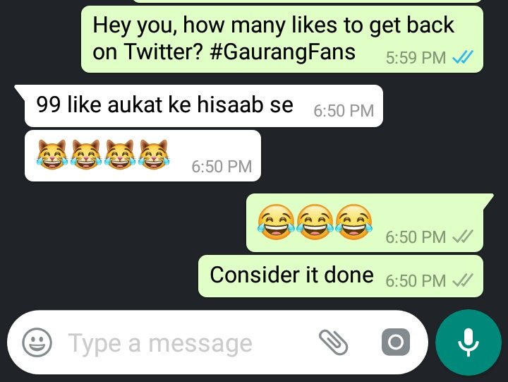 FarziCricketer's tweet photo. Want to see @GaurangBhardwa1 back. Like this and share. 😂 #Mission99 https://t.co/kxegN3D64d