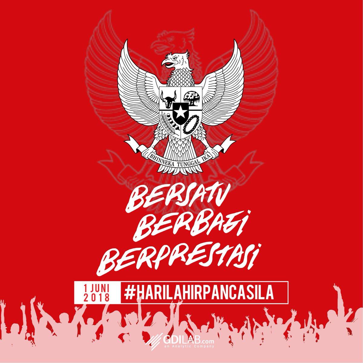 gdilab's tweet photo. "Pancasila tuh dasarnya sila 1-3, tujuannya sila 5, cara untuk mencapainya sila 4" - Sujiwo Tejo
.
.
Selamat memperingati hari lahir pancasila..
#GDILab #harilahirpancasila #greetings #indonesia #pancasila https://t.co/6qkNeHtCVh