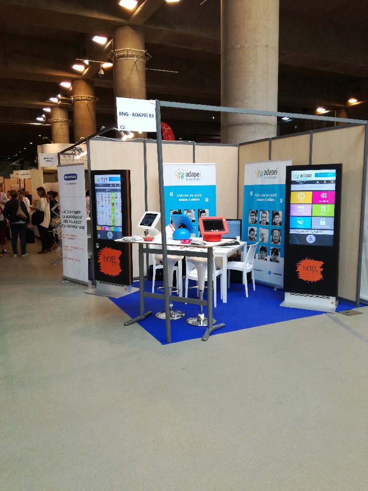 Retrouvez-nous au stand C2 au 58e Congres de l’Unapei à Lille avec l'équipe de l' Adapei var-méditerranée ! 📱👨‍💻👩‍🔬