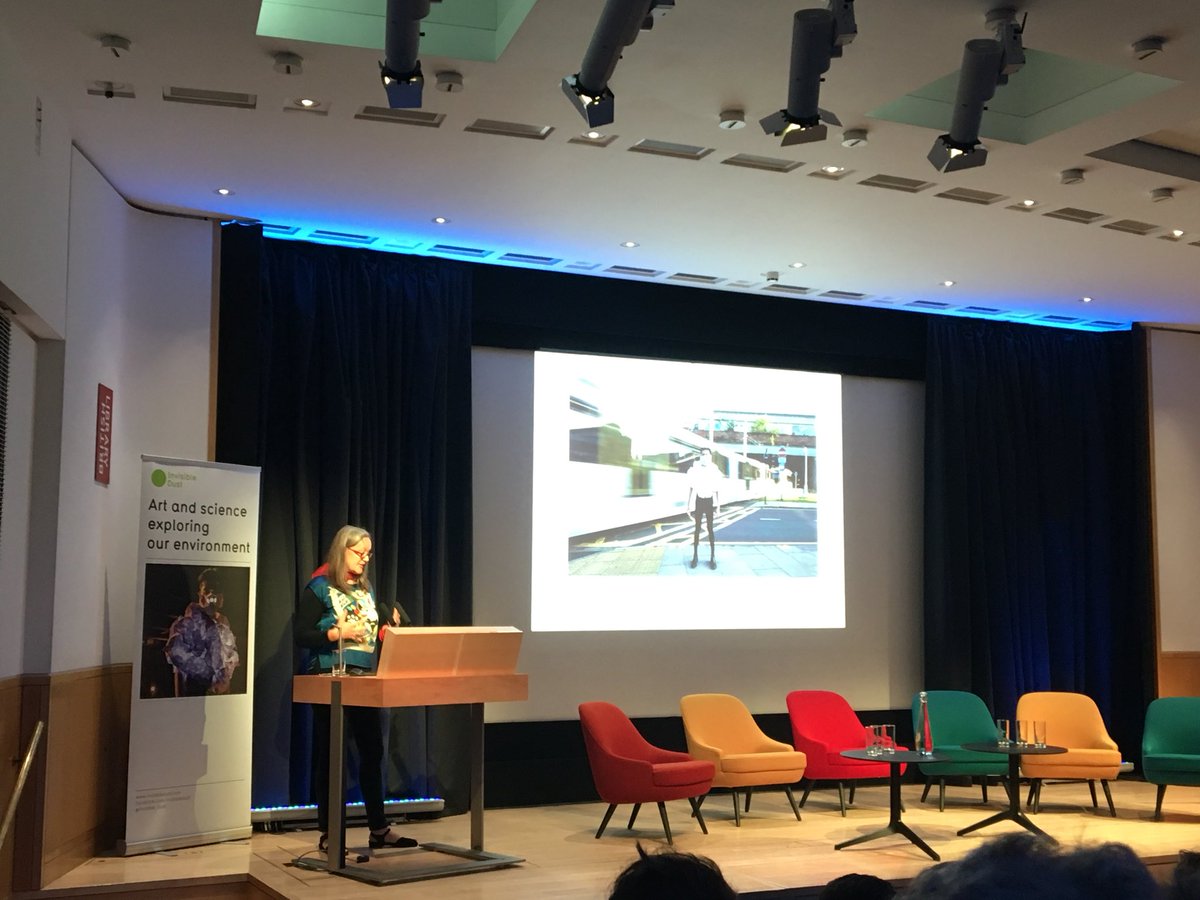 hubbubUK's tweet photo. Fantastic to be @Invisible_Dust #UnderHerEye Summit exploring how to make the invisible aspects of #climatechange visible and hear from inspirational voices @CFigueres @MargaretAtwood @CarolineLucas & more. #invisibledust #humansensorldn https://t.co/zXL1HGrZEf