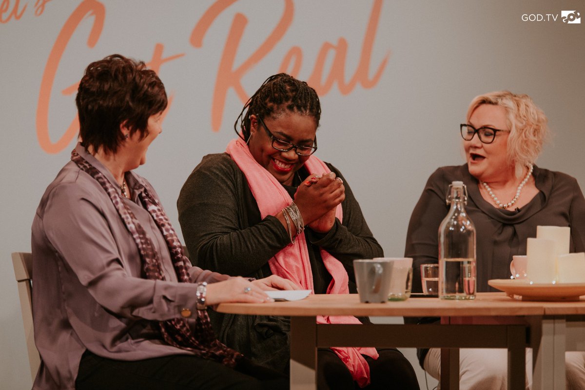 GODTVProduction's tweet photo. Catch up on our new chat show #LetsGetReal repeating today at 15:30 GMT on @GODTV . Can't make it? Head over to our on demand service and watch anytime. Episode 2 features Irene Nlandu (@Godlovespink) &amp; Krish Kandiah (@krishk) discussing faith in the workplace. Not one to miss. https://t.co/ba9jc98Wnt