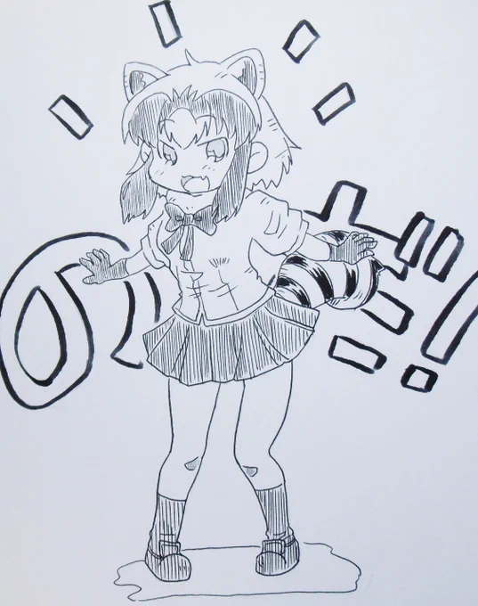 今日のアライさん
久しぶりにプレーンなアライさんを描いてみました
#アライさん
#けものフレンズ 