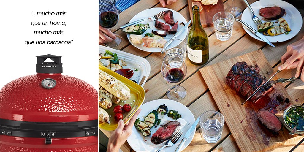 todobrasaCom's tweet photo. Llega el buen tiempo y con él las comidas al aire libre con la familia y los amigos. ¿Todavía no sabes que es un kamado? Síguenos y descubrirás cómo llevar tus reuniones a otro nivel alrededor del #kamado; mucho más que una barbacoa, mucho más que un horno. #Todobrasa @KamadoJoe https://t.co/XKttjGdEK3