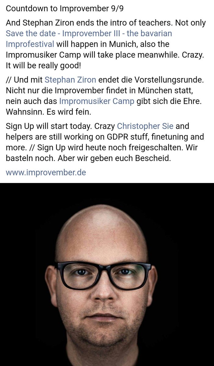 improworkshop's tweet photo. Zum Improvember Festival im November in München wird es einen Workshop für Impromusiker Einsteiger geben. #workshop #impro #improtheater #musik https://t.co/QsaC7oXe1U