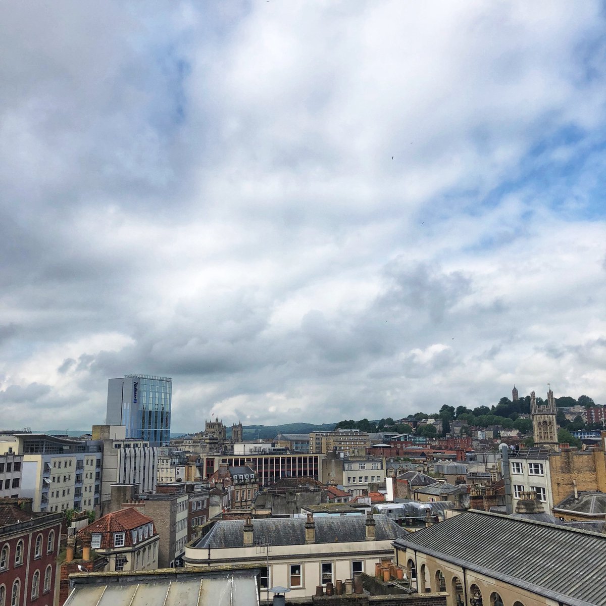 Good morning Bristol. Cracking views from the roof terrace of our brand new Bristol office!