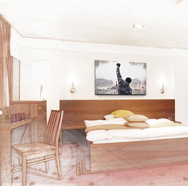 PaintingsXXLcom's tweet photo. Small inspiration: our picture "Rocky" in a hotel room; 
#bedroom #bedroomdecor #bed #bedroomideas #bed #beddingset #bedsofinstagram #livingroom  #photography #Paintingsxxl #paintings #stylinginspiration  #bedrooms https://t.co/6lUuYHbUSZ