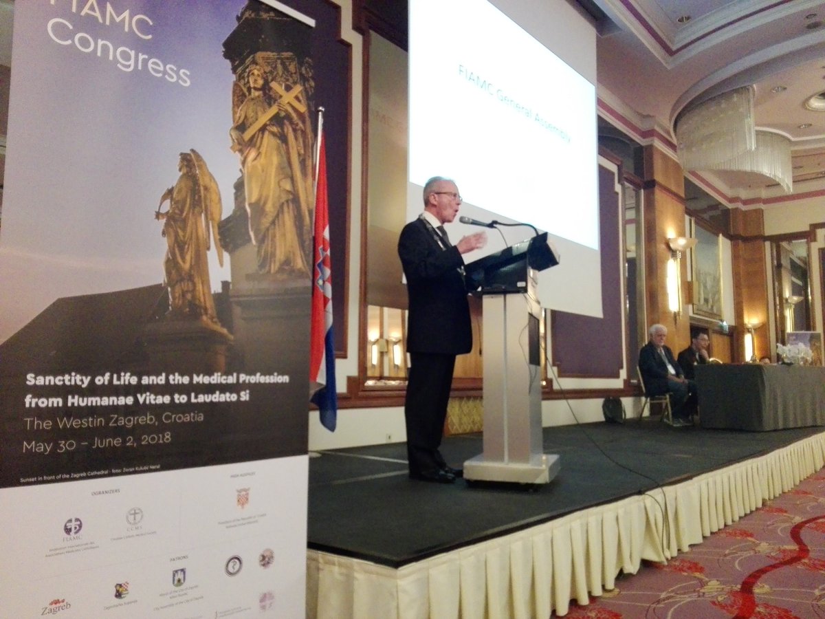 25thFiamc's tweet photo. Dr. Bernard Ars (Bruxelles) new president elect of #FIAMC @25thFiamc in Zagreb! https://t.co/YsopoYL73x https://t.co/mVfg8XHSx4