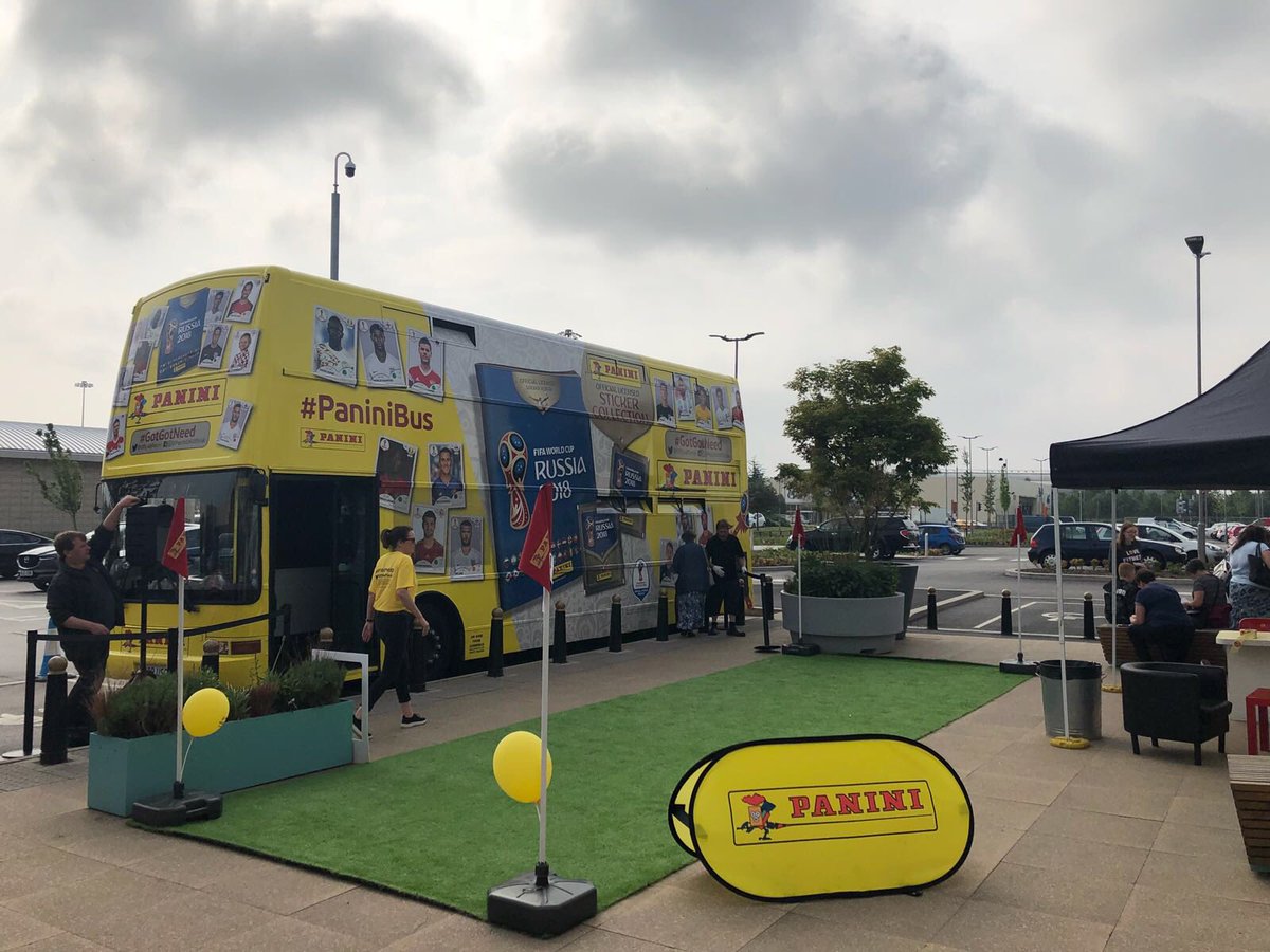 OfficialPanini's tweet photo. All set for our penultimate day on the #PaniniBus! Who’s coming down today? 👋🏼 #GotGotNeed https://t.co/w9EHi36pur