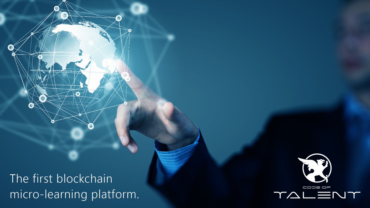 The first company to bring micro-learning and blockchain together — <a href="/CodeOfTalent/">Code Of Talent Blockchain</a> 
medium.com/@codeoftalent_…