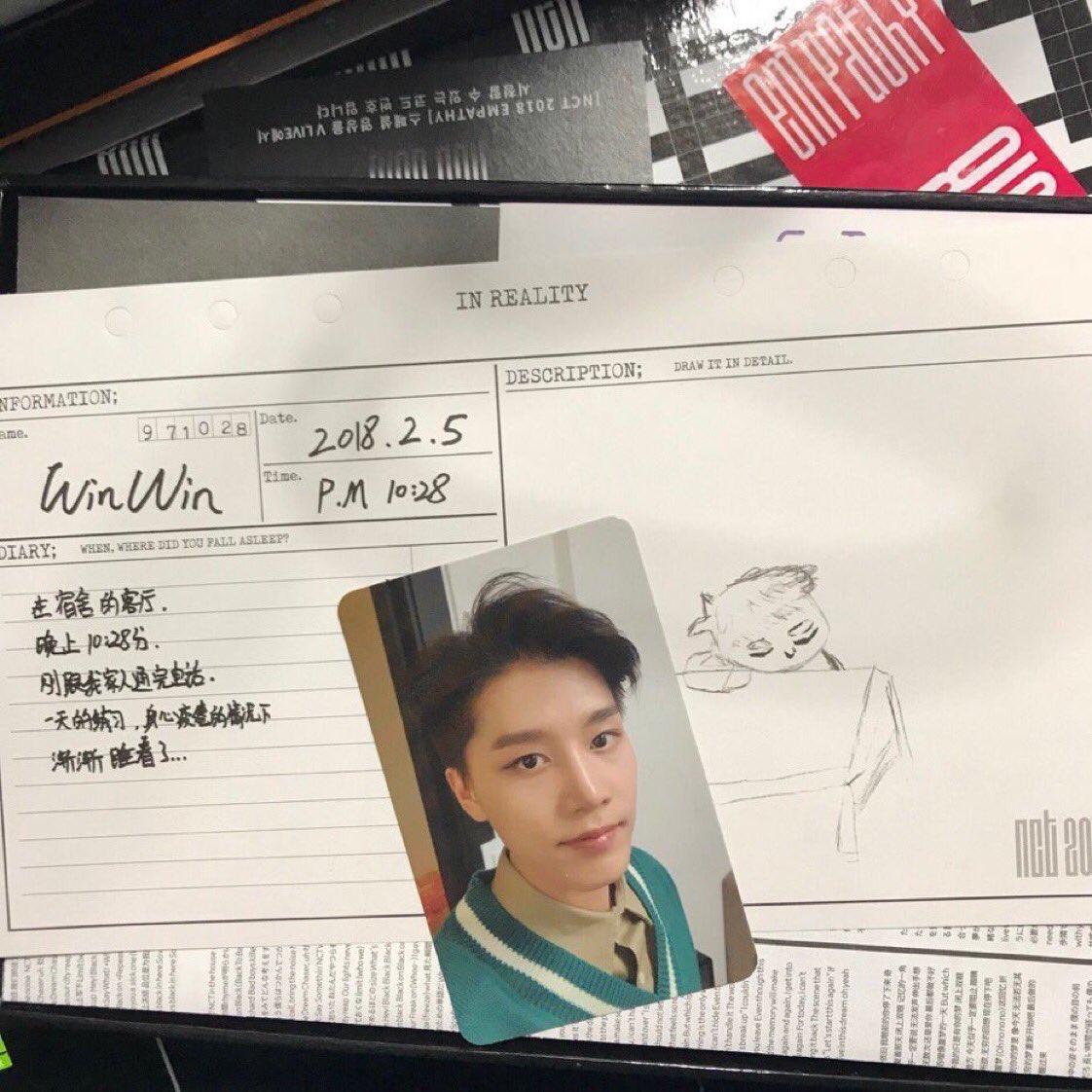 mymoonnn__'s tweet photo. 🌈 ขายอัลบั้ม NCT2018 empthy REALITY Ver. การ์ดแทอิล ไดอารี่วินวิน 400 รวมส่ง #ตลาดนัดnct #TAEIL #WINWIN  #ตลาดนัดnct https://t.co/6rpuEMe5m9