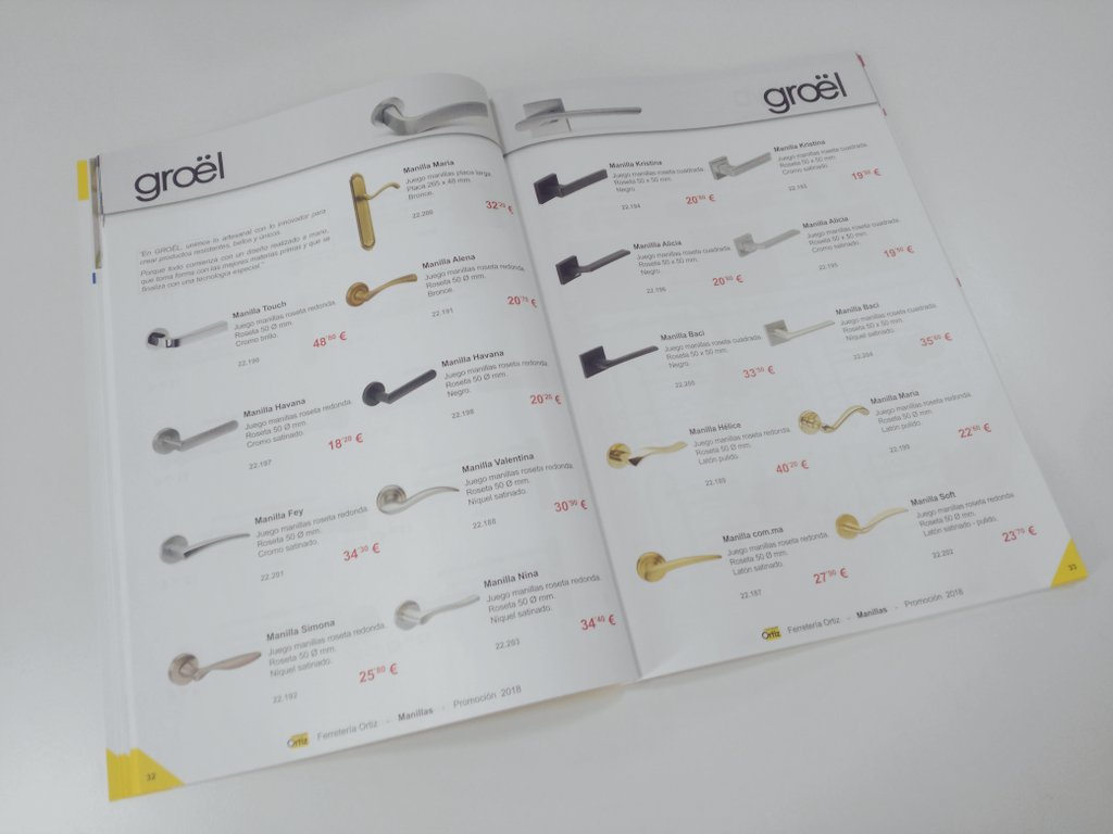 MulticentrOrtiz's tweet photo. ¿Buscas renovar las manillas de tus puertas? Os presentamos los nuevos modelos de manillas disponibles de #GROEL.
Diferentes modelos y acabados que puedes descubrir en nuestra revista de ofertas. https://t.co/nZp0uvlG2v