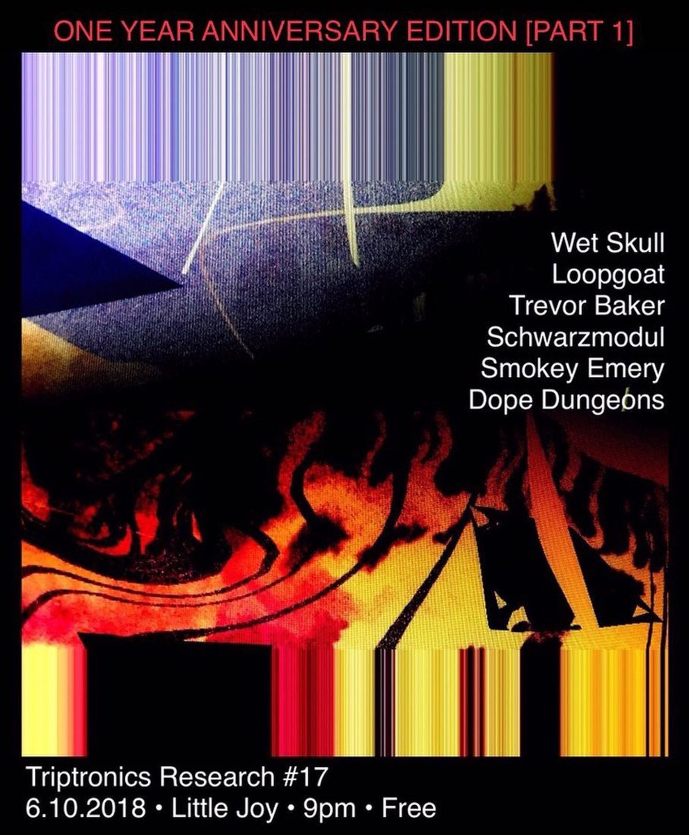 iCato's tweet photo. doing a live set as @schwarzmodul at #triptronicsresearch 1yr annishow p1, June 10, 9pm, Little Joy, LA ... hope to see you there locals! https://t.co/umXInSCP4L