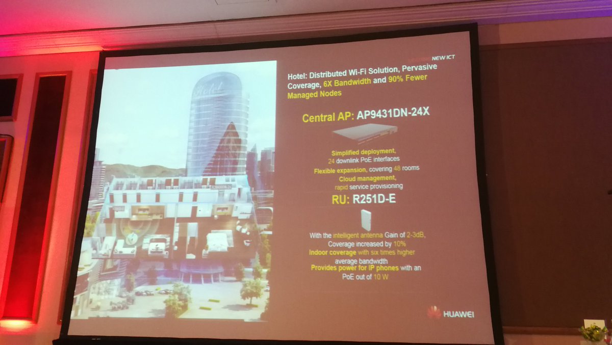 HuaweiEntSAR's tweet image. Gys Malan introduces the various AP products that South African customers can benefit from. This includes APs for government and enterprise, retail, hospitality, education, and high density areas such as stadiums #HWIDN #IPClub
