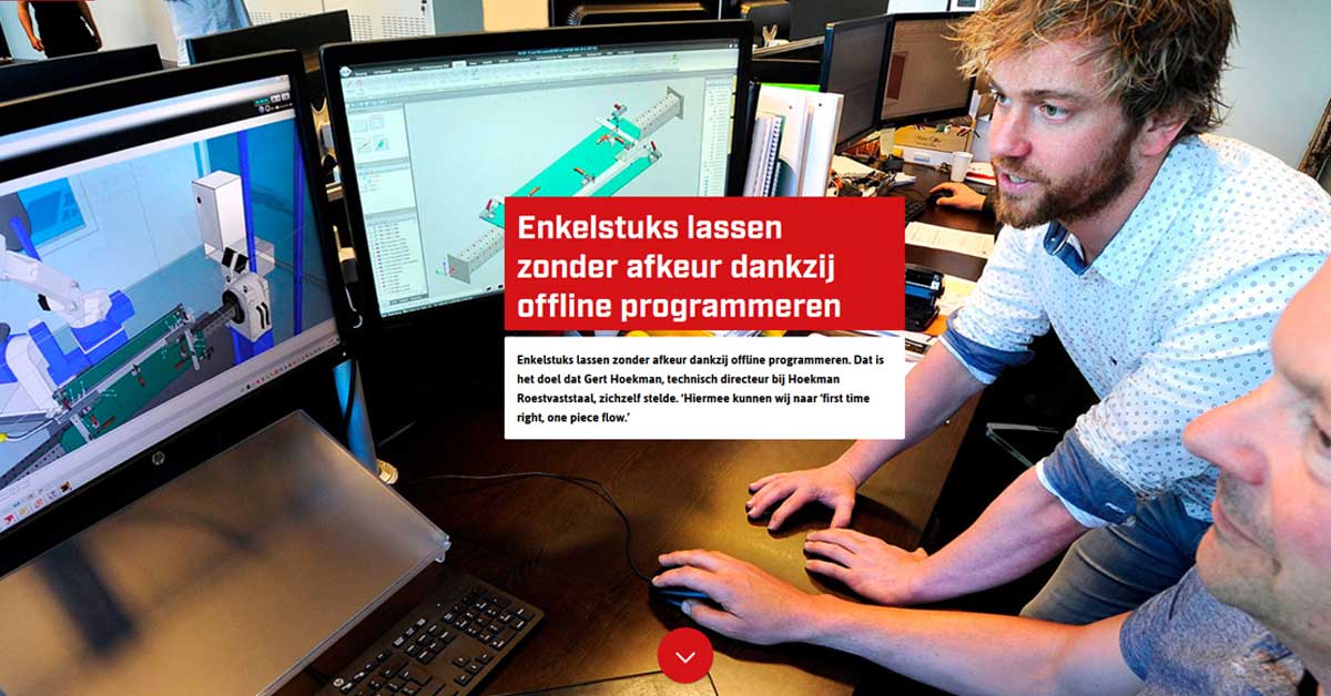 HoekmanRVS's tweet photo. Enkelstuks lassen zonder afkeur dankzij offline programmeren. Dat is het doel dat Gert Hoekman, technisch directeur bij Hoekman Roestvaststaal, zichzelf stelde. 

https://t.co/ePYQ3VlxFN https://t.co/ZEWpcdizJm