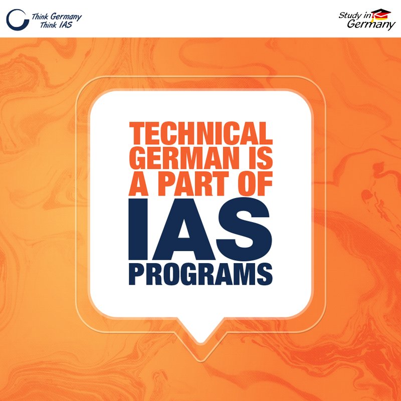 ias_germany's tweet photo. At #IASCollege, along with General #Germanlanguage, you will also learn and gain proficiency in technical German terminology ( subject/field specific) related to your profession. https://t.co/trICRldKpf https://t.co/wepCJQT0dm