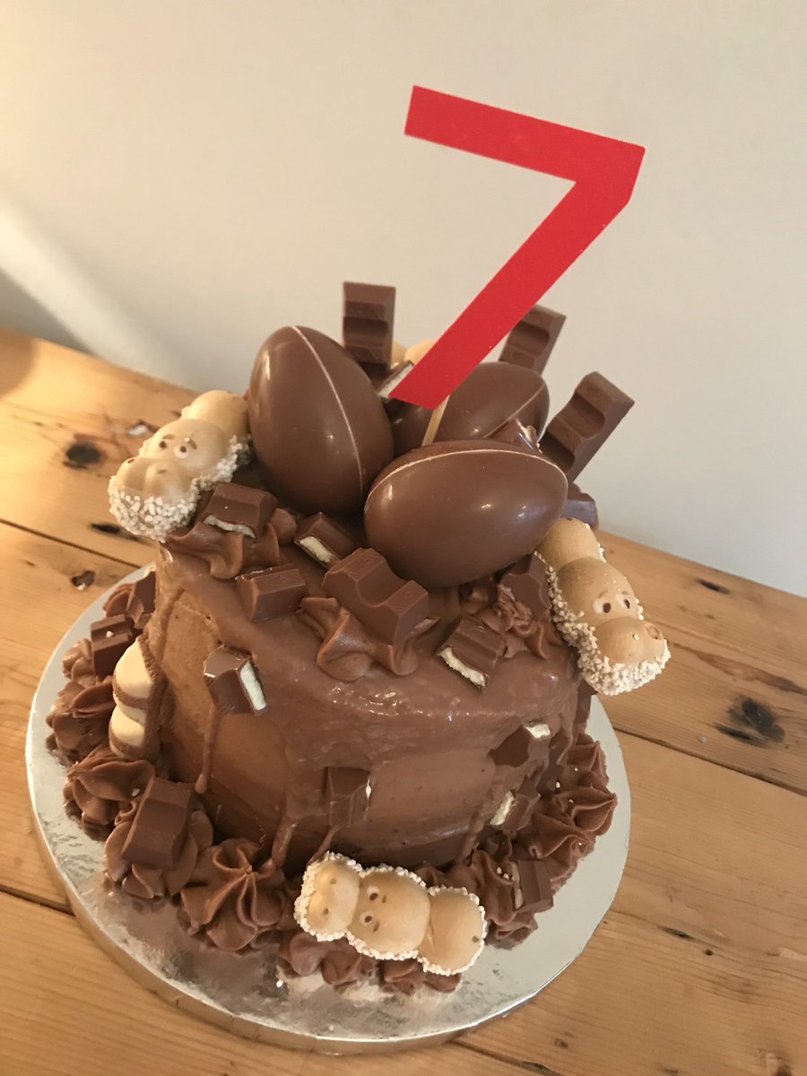 Cakeface_cake's tweet photo. One of our cakes from this week 😍 #kinderdrip #birthdaycake #cakeface https://t.co/a0hLWdEnpk