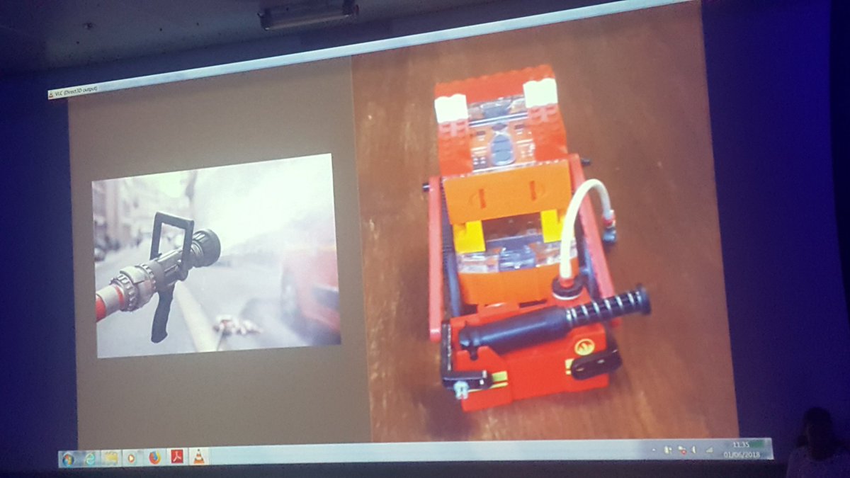savantures's tweet photo. #CongrèsSav La ligue des Savanturiers de #Creil  #LaVieDemain
Des Robots et des hommes : construire un robot pompier.
Une compréhension profonde de la notion de simulation par les élèves
#informatique 
#robotique
#IntelligenceArtificielle https://t.co/dUudqgRiDp
