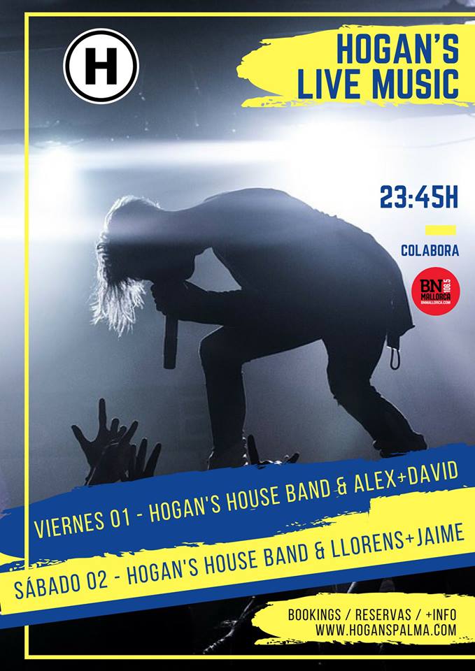 HogansPalma's tweet photo. ¡Bienvenido Junio! 😀🍻 Nuestros artistas están preparados para que disfrutes de la mejor música en directo en #HogansPalma #LiveMusic #SportsBar #Restaurante #GourmetBurger https://t.co/qGidEqcIHW