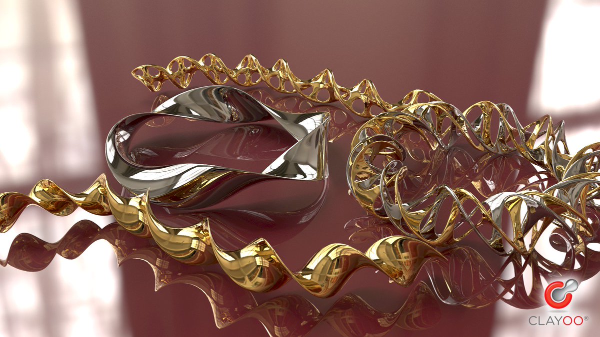 Clayoo3D's tweet photo. #Design any simple or complex #organic #jewelry with Clayoo components for #Grasshopper depending on your needs. You set the limits.
Remember that #Clayoo is included on @rhinogold.
Discover: https://t.co/9k13cuzaZa

#ring #bracelet #pendant #DNA #jewelrydesign #generativedesign https://t.co/1Psl3RFpq7