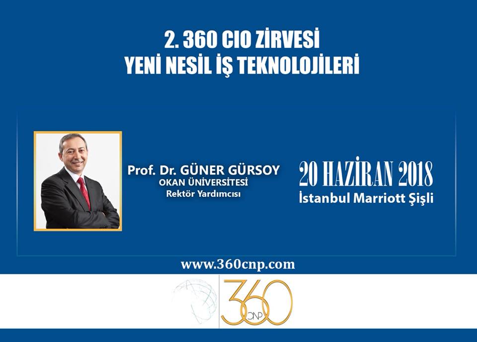 360CNP's tweet photo. Okan Üniversitesi - Rektör yardımcısı, Prof. Dr. Güner Gürsoy Gürsoy 2. 360 CIO Zirvesinde “Yeni Teknolojiler Yeni İş Modelleri” sunumu ile konuşmacılar arasında yerini aldı.
#360cnp
#360cıo
#360CNP
#360CIO https://t.co/1spPe5e6Jv