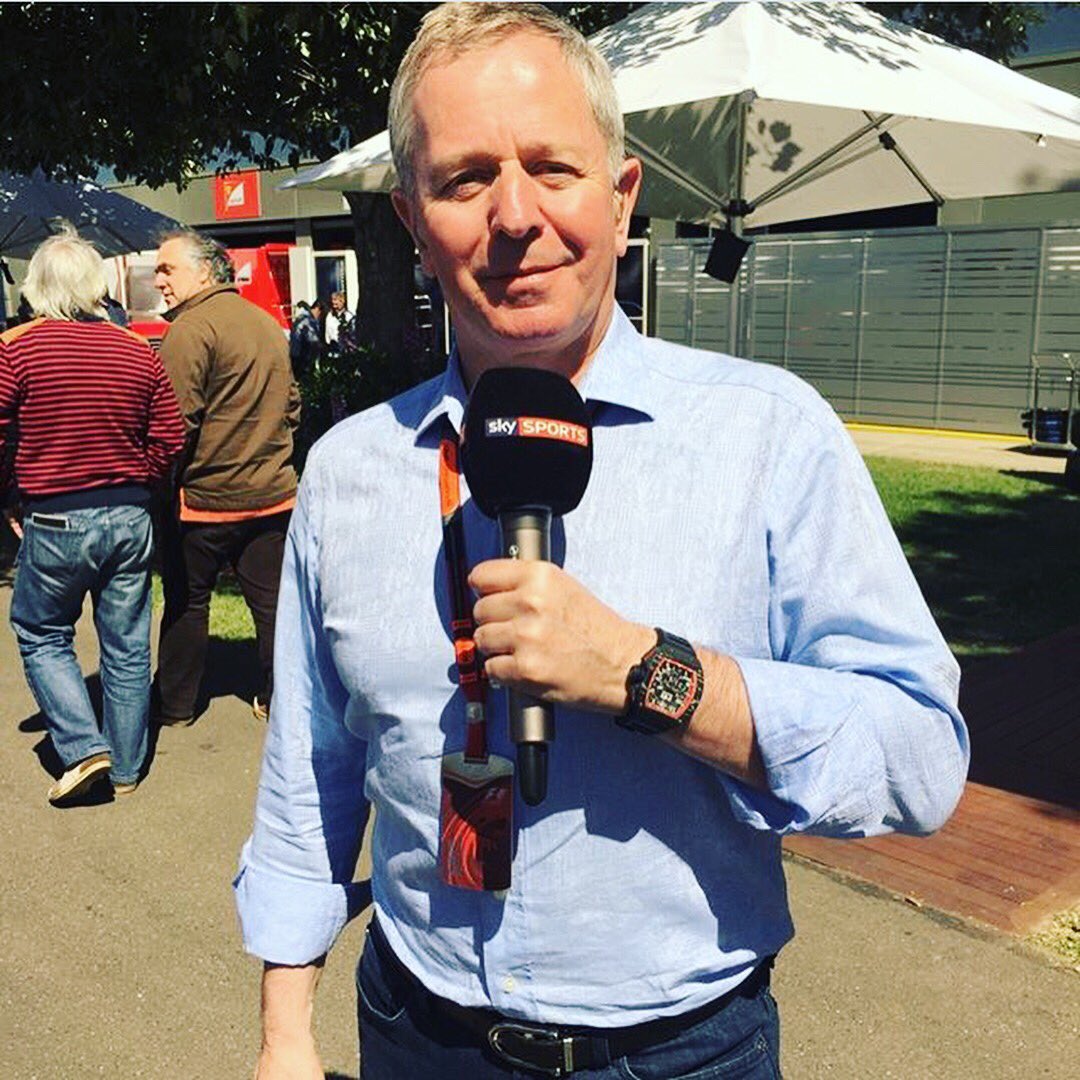 Morning everyone  and happy birthday to Martin Brundle - the voice of Formula 1.
Is that Glock? 