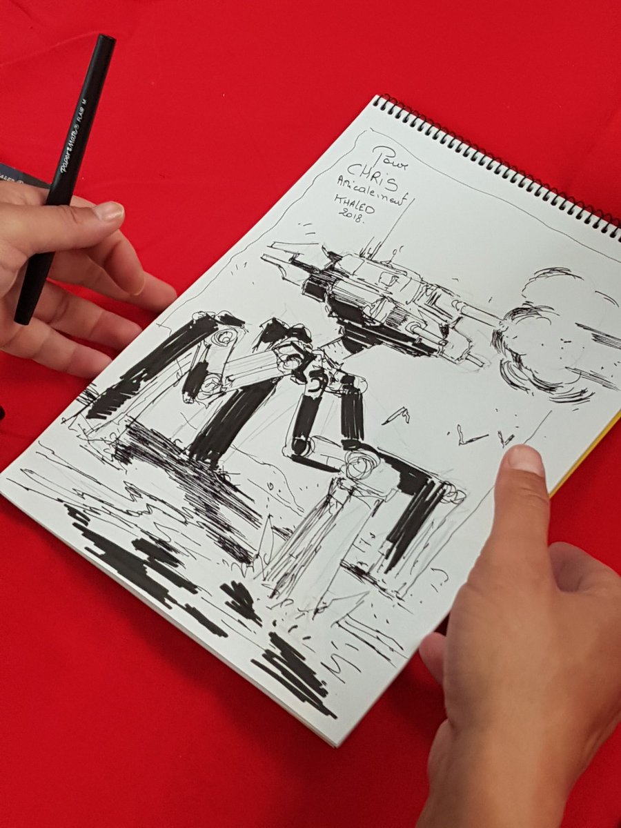 Afif Khaled bei uns am Stand in Halle A. #cse18