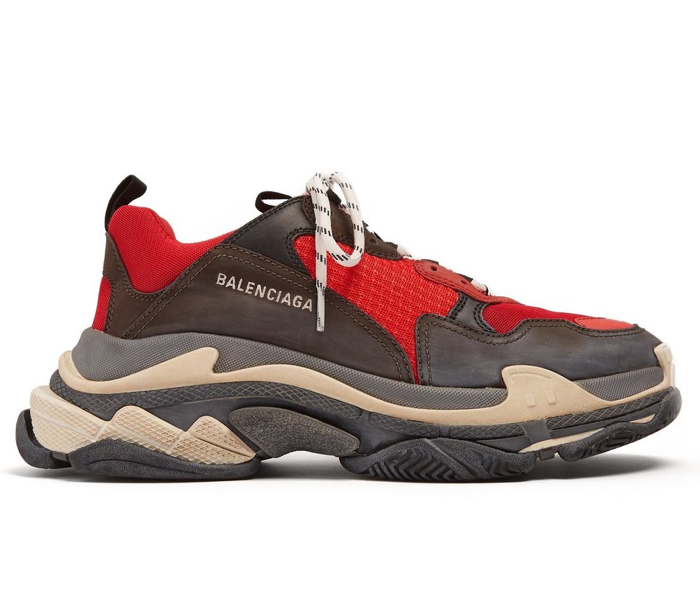 balenciaga triple s noir et rouge