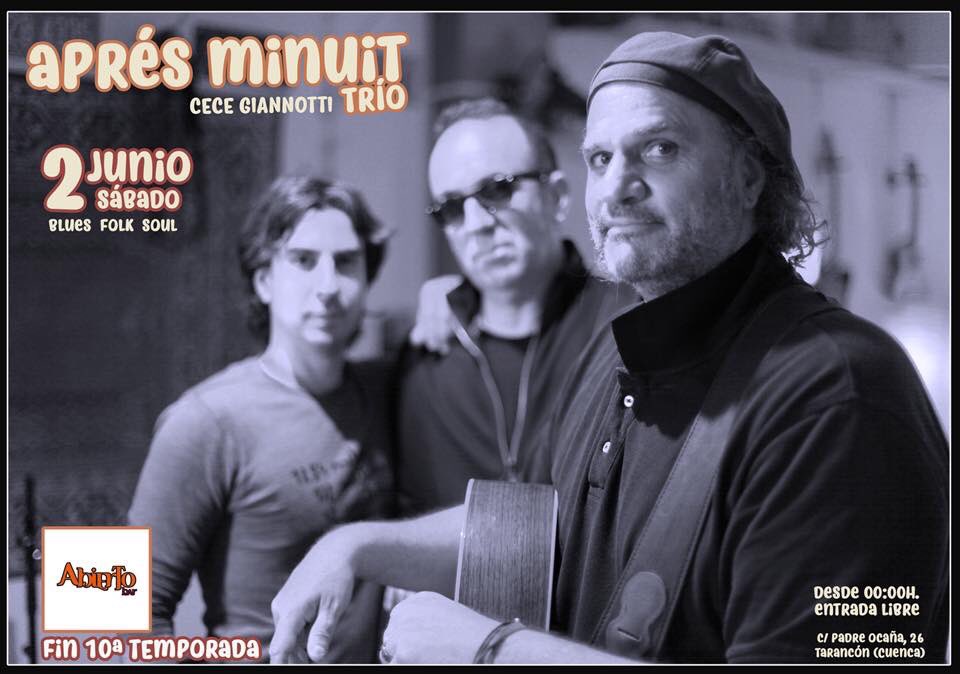abiertobar's tweet photo. Mañana despedimos temporada, y van 10, con Aprés Minuit. No faltéis que habrá conciertazo. Mil gracias por compartir con nosotros un año más https://t.co/G46PBVEjtT