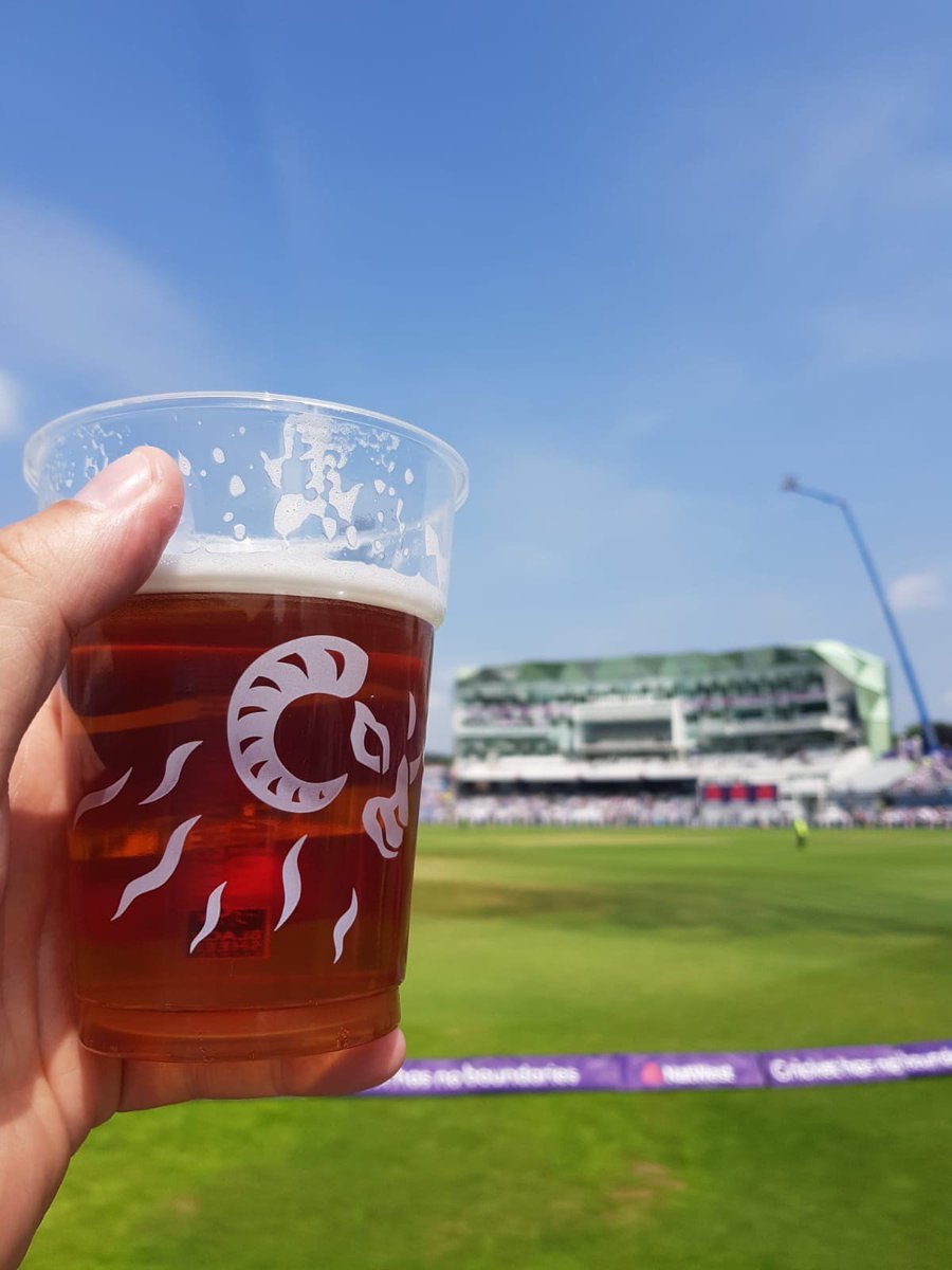 BlackSheepBeer's tweet photo. Black Sheep is pouring @EmeraldStadium today as @englandcricket take on Pakistan in the second test.

At the ground? Tweet us a picture of your pint with the hashtag #BlackSheepShoutout and the best pic (judged by the BS team) will win a tour and meal for 4 at the brewery! 🏏🍻 https://t.co/3PtS9POsgc
