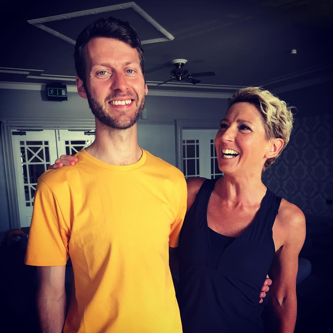 It’s impossible not to smile when you see this photo.. What a pleasure working with these two brilliant beings to bring #yoga &amp; #mindfulness to the local business community @ISLEXPO 🧘‍♀️🧘‍♂️ #festival #isleofman #FridayFeeling #FlashbackFriday 📷 <a href="/MyFreeMind_IOM/">Mike Kewley</a> <a href="/SAMMIEYOGA/">SAMANTHA WALKER</a>