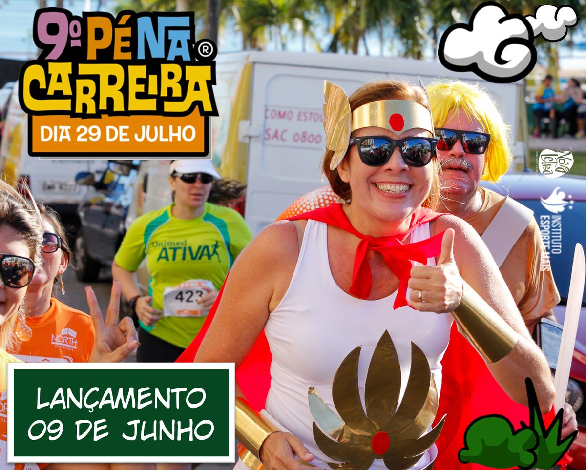penacarreira's tweet image. Quem vai para o lançamento oficial do 9º @penacarreira ,dia 09 de junho, 7h, no Anfiteatro do Parque do Cocó?! #BomDia #ÓoMêi #VaiSerMassa