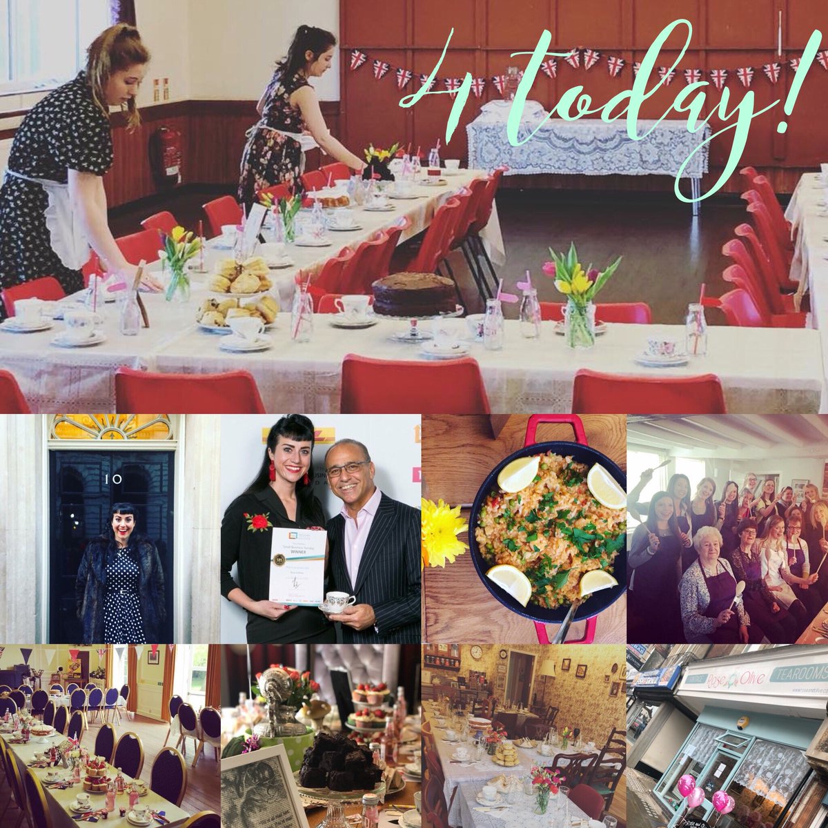 • It’s our 4th Birthday! • From boxes of china grew a multi award winning business winning the #WOW award from <a href="/Jacqueline_Gold/">Jacqueline Gold CBE</a>, #SBS award from <a href="/TheoPaphitis/">Theo Paphitis</a>, being one of the #sbs100 @SmallBizSatUK, hundreds of bookings &amp; high profile clients. Never give up 💪🏻