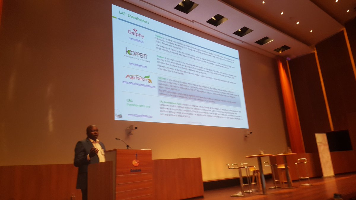 peter_jens's tweet photo. @AgribusinessSol Peter Muthee speaking passionately at #foodfirst Utrecht about progress at Latia. https://t.co/R8pCUfPCui