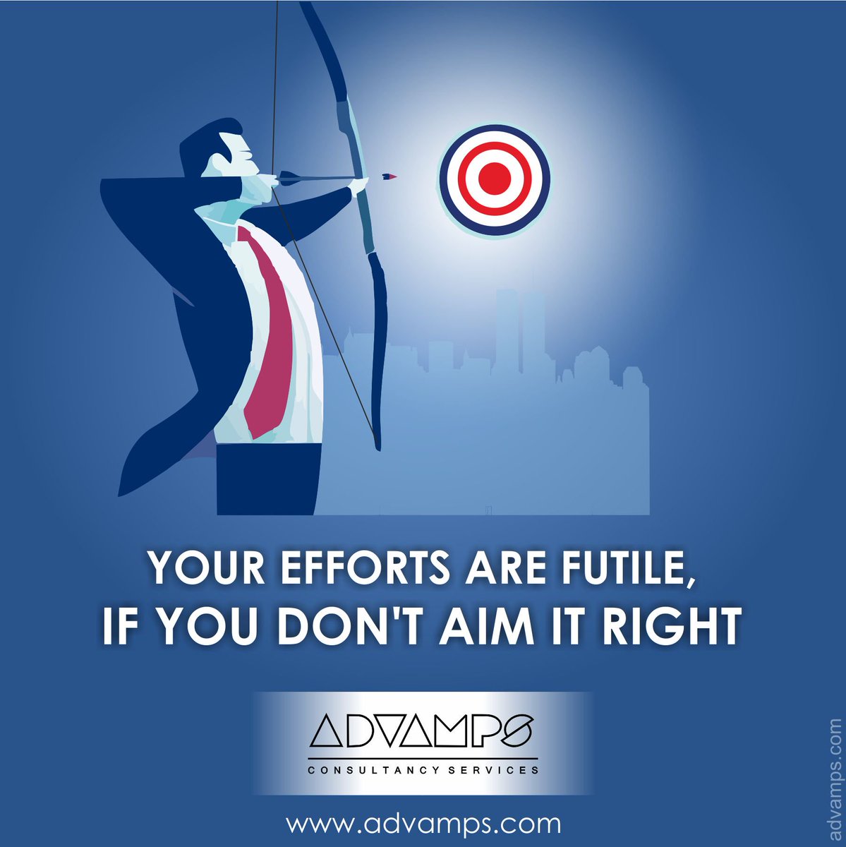 ADVAMPS's tweet photo. Your Efforts are futile, If you don’t aim it right…!!
#advamps #businessgrow #advisor #consultant https://t.co/mnadUq5amB