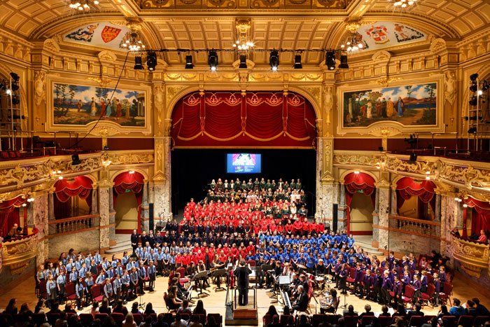 Hgt_BrigantesRC's tweet photo. In March 2019 students from Nepal will join UK school children to perform an exciting new musical at the magnificent @RoyalHallEvents, Harrogate. Find out more here: https://t.co/ONaiSAxZ3L #Harrogate #Nepal #culture #Yorkshire #events https://t.co/Bos7TN5Hqq