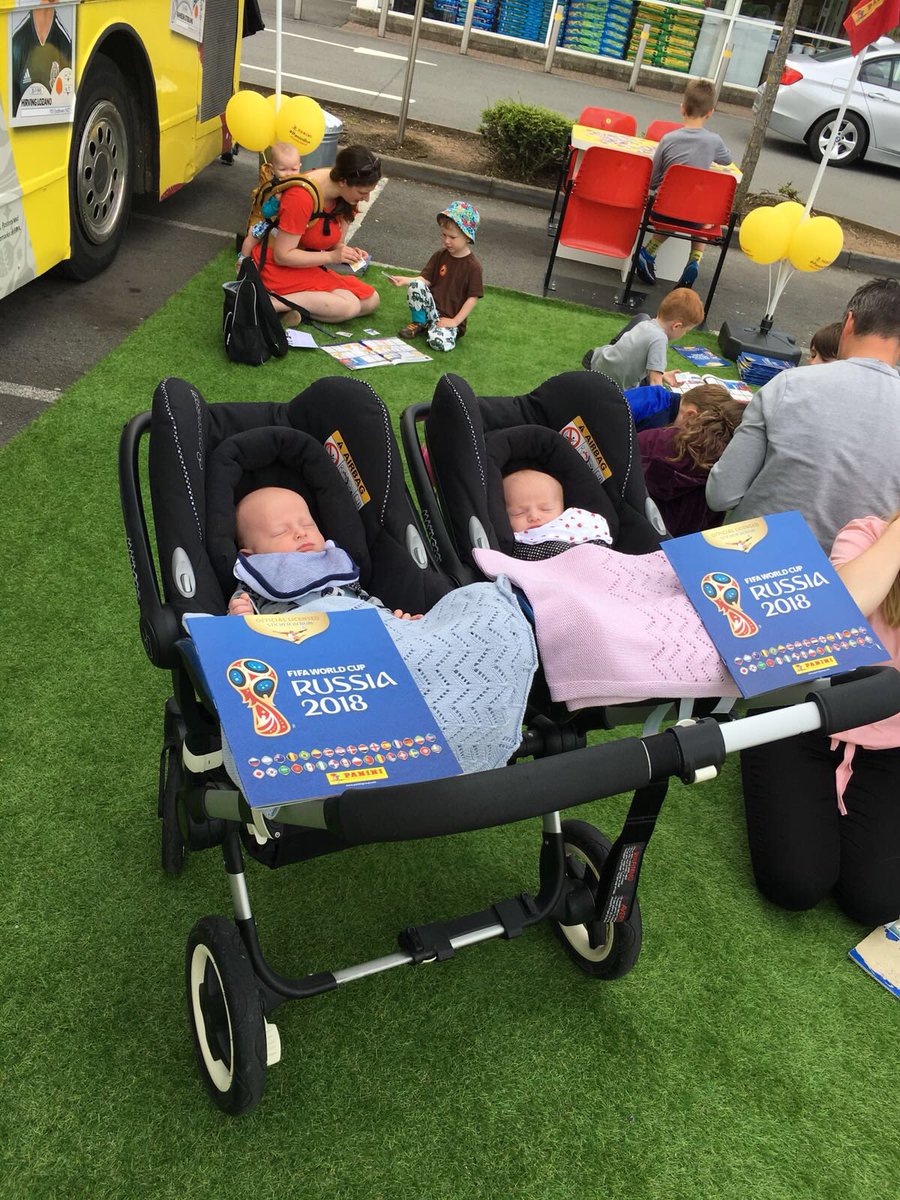 OfficialPanini's tweet photo. Start them early! 🤣😆 #PaniniBus #GotGotNeed #PaniniStickerAlbum #WorldCupStickers https://t.co/TpkudcW1op