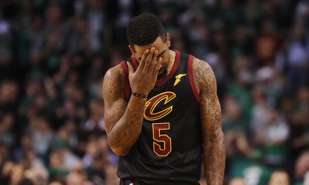 UnSportsESPN's tweet photo. What’s the excuse you make up if you are J.R Smith for running out the clock? https://t.co/mgokz1Pu4e