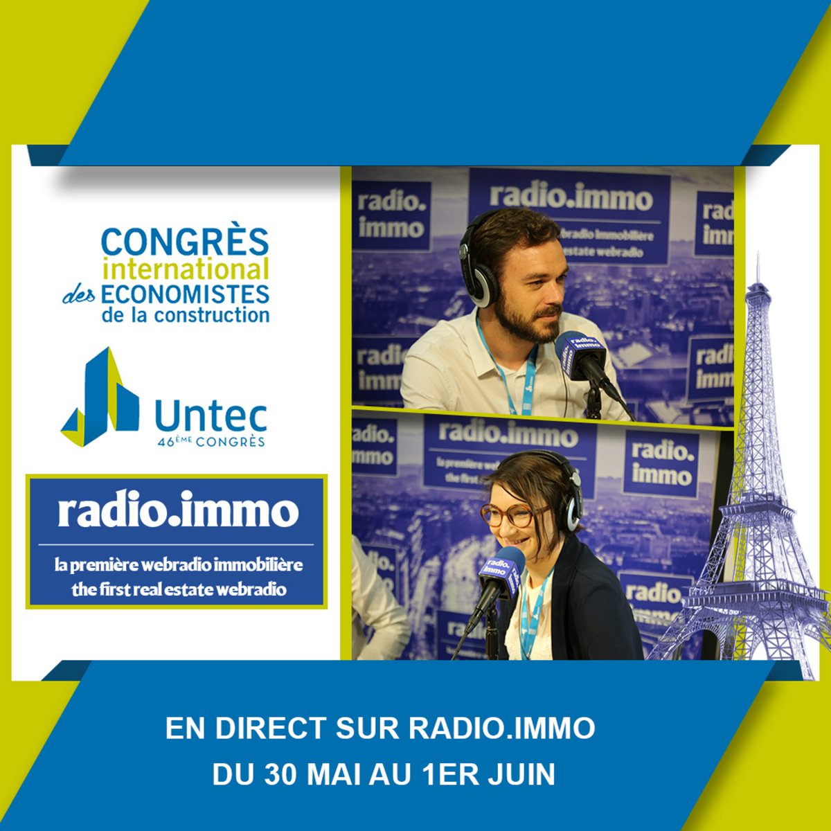 radioimmo's tweet photo. [#UNTEC] @supter75 a reçu Anne-Sophie AUDUREAU, Responsable communication et Martin BREMAUD, Responsable commercial de #COFERMING, "des fabricants de coffres bois de volets roulants, dans lesquels nous intégrons différentes fermetures" sur #radioimmo https://t.co/sDWeOGhPa0 https://t.co/YolHqsbgUQ