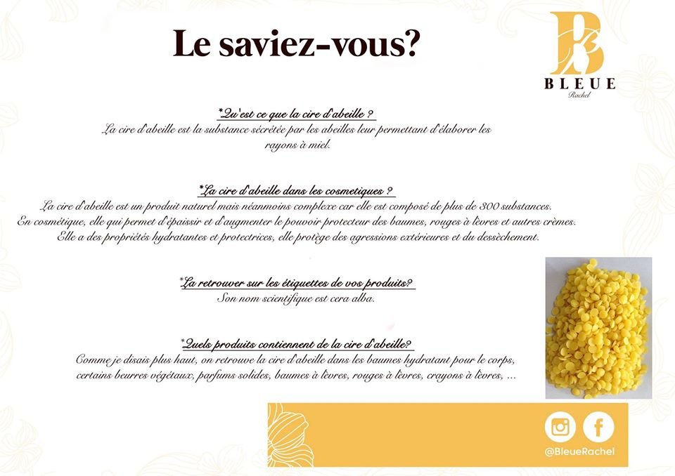 BleueRachel's tweet photo. Envie de parler de #ciredabeille tu connais tu consommes? C'est utile pour et à tous. https://t.co/0oKiZFKNCZ