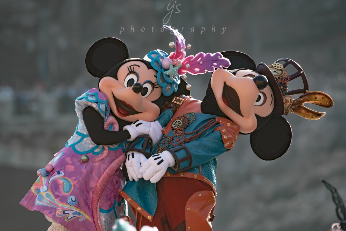 5f でもやっぱスチームパンクミッキー アクアポップミニー最高です ミッキー ミニー ファッショナブルイースター スチームパンク アクアポップ