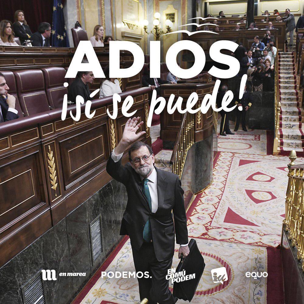 PilarHLuc's tweet photo. El siguiente paso es que a @sanchezcastejon le dé un ataque de locura y convierta al @PSOE y a sí mismo al socialismo. Sería el no va más y representaría el fin del Régimen corrupto
#SíSePuede ✊ https://t.co/pYzq0IAyTP