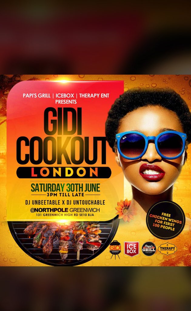 DJUNBEETABLE's tweet photo. Retweeted Olawhales π³π¬ππ« (@OlawhalesLil):
I bet you donβt want to miss #Gidicookout @ice_box2010 @DJUNBEETABLE @DJUntouchable https://t.co/aqhHdpeExF https://t.co/UfvC8IuoIP