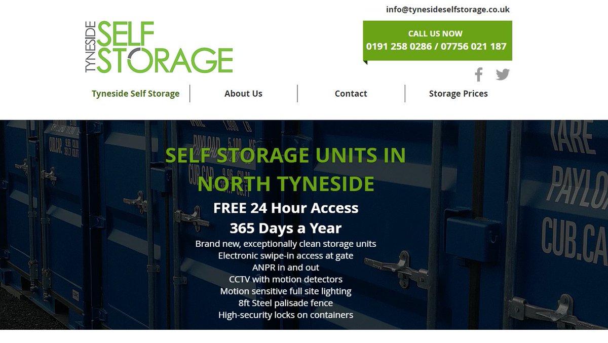 TynesideStorage's tweet photo. Wishing all the members of @NTBusinessForum @minorthtyneside & @NorthTynesideHr a great weekend!
Tyneside Self Storage offers secure, competitive, flexible storage units that can be accessed 24 hrs/day #NTsideHour #NorthTyneside #Storage #MovingHouse #OnlineBusiness #MyWBay https://t.co/F8EkSJxHfn