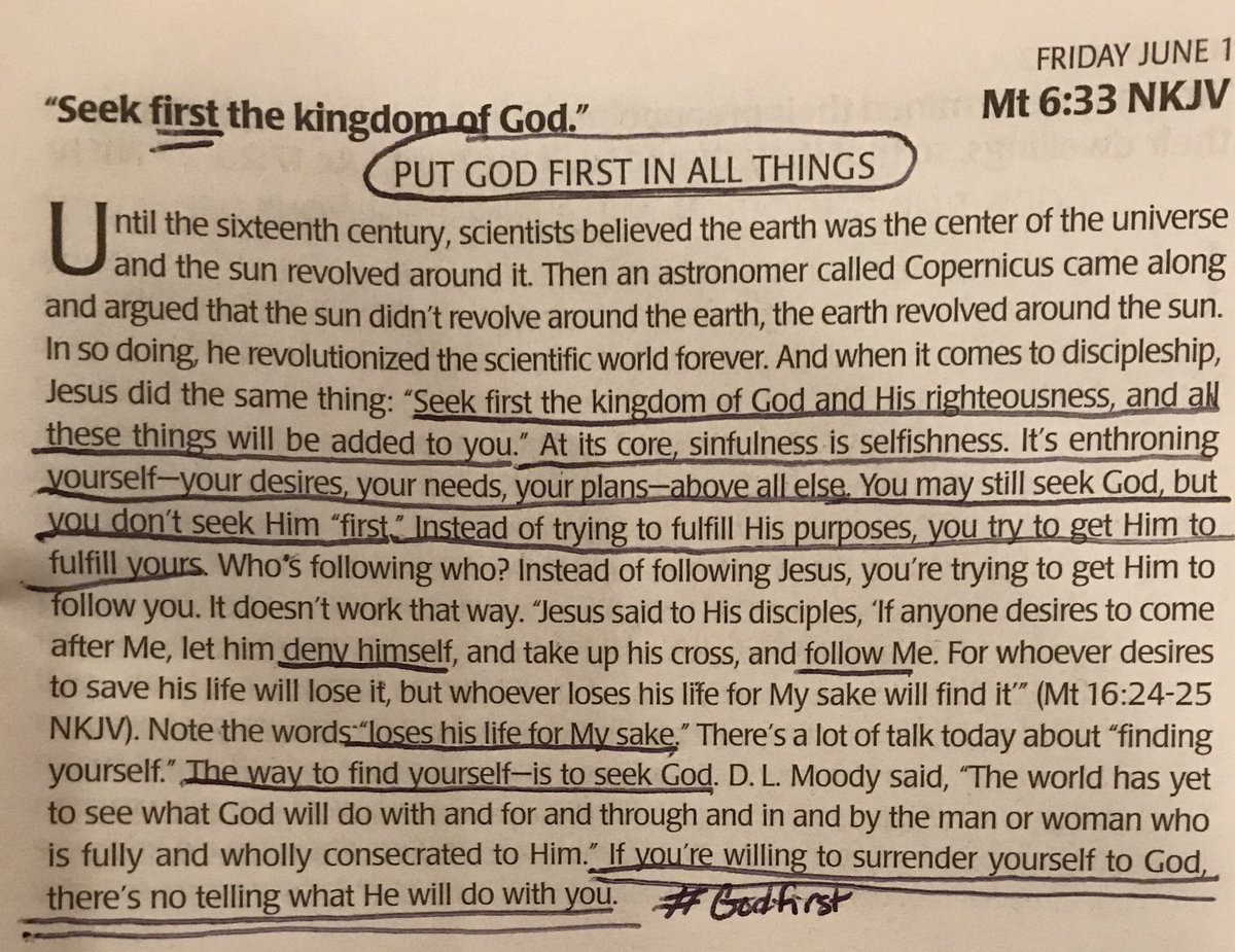 scgore0609's tweet image. If you want to be successful in life it really is simple......PUT GOD FIRST! #seekGod #putHimfirst🙏🙌