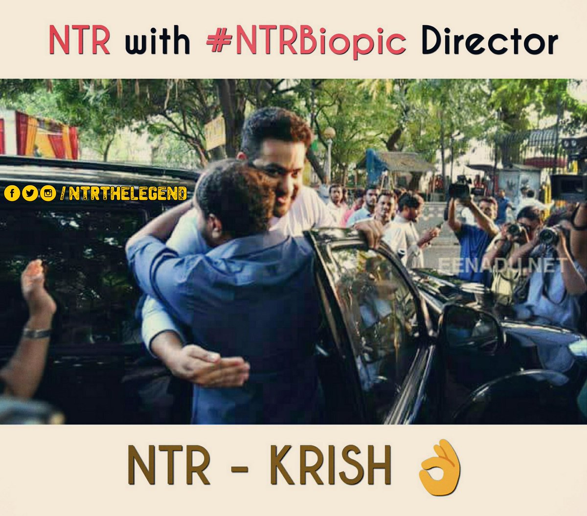 NTRTHELEGEND's tweet image. @tarak9999 with @DirKrish 🤘 
#JrNTR #Tarak 
#Krishh #NTR 
#NTRBiopic